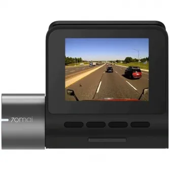 Camera auto DVR Xiaomi 70mai A500S Dash Cam Pro Plus 2.7K 1944p, IPS 2.0, 140 FOV, ADAS, GPS, Night Vision, Wi-Fi + camera spate Xiaomi 70mai RC06 full HD la 30 fps, unghi vizualizare 130°