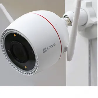 Camera de supraveghere Ezviz H3c 2K Wi-Fi Smart Home, 3MP, 2304 × 1296, Motion Detection, Color Night Vision IR30m, IP67