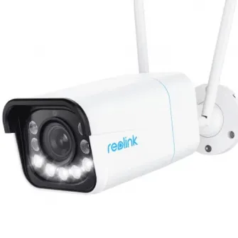 Camera de supraveghere Reolink W430, 8MP, 4K, Wi-Fi 6, 5X Optical Zoom, Lentile motorizate 2.7 mm - 13.5 mm, Color Night Vision, IR 30m, detectie miscare oameni/vehicule/animale, PoE, microfon si difuzor, IP67