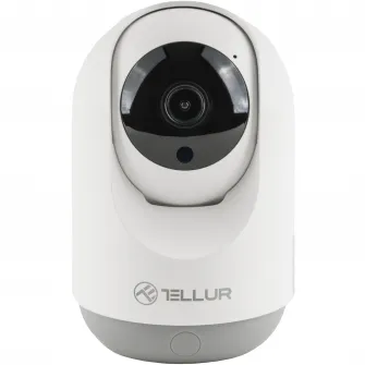 Camera de supraveghere Tellur TLL331391 Wi-Fi Smart, 3MP, UltraHD, PTZ, Alb