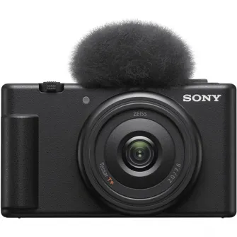 Camera foto vlogging Sony ZV-1F, 20.1MP, 4K, Negru