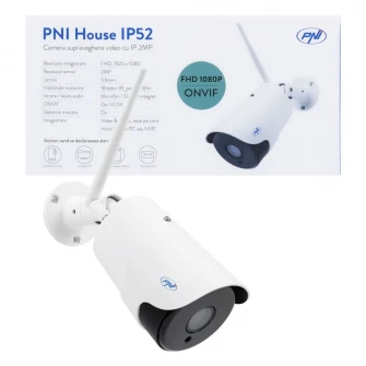 Беспроводная камера видеонаблюдения PNI House IP52 2MP 1080P с наружным и внутренним IP и слотом microSD, ночным режимом