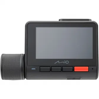 Camera video auto Mio MiVue 955W, 4K, HDR, Wi-Fi, GPS, Alerta medie camera radar fix, Negru