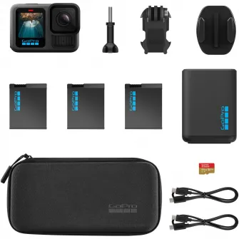 Camera video sport GoPro Hero13 Black, 5.3K60 Extended Power Bundle