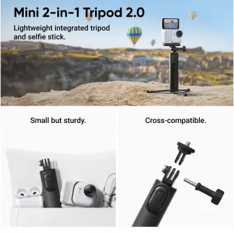 Camera Video Sport Insta360 GO Ultra, 4K60fps, Creator Bundle, Arctic White