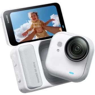 Camera Video Sport Insta360 GO Ultra, 4K60fps, Standard Bundle, Arctic White