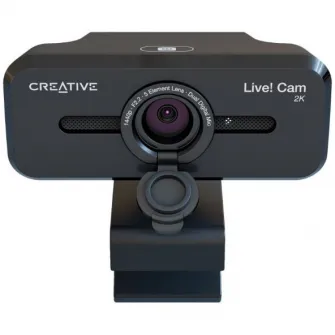 Camera web CREATIVE LIVE! CAM SYNC V3 2K QHD, Zoom Digital 4X, filmare la 95°, 2 microfoane