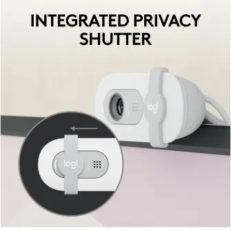 Camera Web Logitech Brio 100, Full HD, Alb