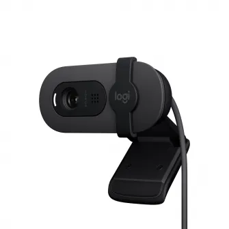 Camera Web Logitech Brio 100, Full HD, Graphite