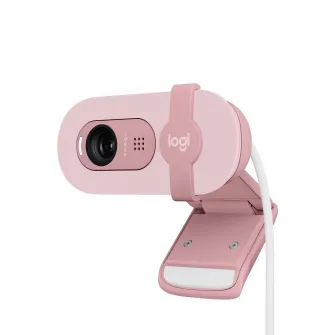 Camera Web Logitech Brio 100, Full HD, Rose