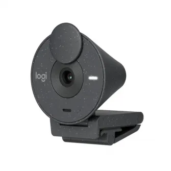 Camera web Logitech Brio 300, Full HD 1080p, RightLight 2, 70 FoV, USB-C, Privacy - Graphite