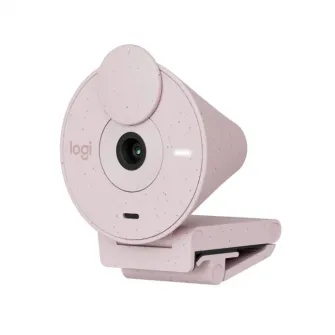 Camera web Logitech Brio 300, Full HD 1080p, RightLight 2, 70 FoV, USB-C, Privacy - Rose