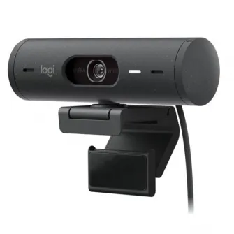 Веб-камера Logitech Brio 500, Full HD 1080p, RightLight 4, 90 FoV, USB-C, Privacy - Graphite