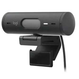 Веб-камера Logitech Brio 500, Full HD 1080p, RightLight 4, 90 FoV, USB-C, Privacy - Graphite