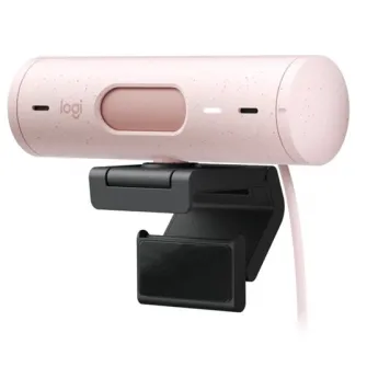 Веб-камера Logitech Brio 500, Full HD 1080p, RightLight 4, 90 FoV, USB-C, Privacy - Rose