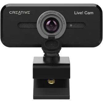 Camere web CREATIVE LIVE! CAM SYNC V2 1080P, Auto Mute si Noise Cancellation, 2 microfoane