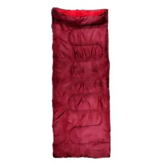 CAMP ACTIVE Sac de dormit 190x72cm 190T rosu +10C