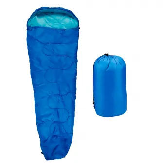 CAMP ACTIVE Sac de dormit mummy 210x80x50 190T albastru +10C