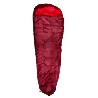 CAMP ACTIVE Sac de dormit mummy 210x80x50 190T rosu +10C