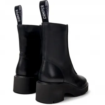 Camper, Botine de piele Milah 51793, Negru, 37