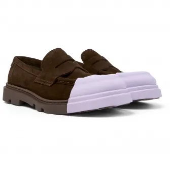 Camper, Pantofi loafer de piele intoarsa 50269 Junction, Maro, 39