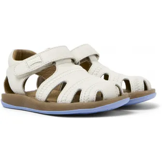 Camper, Sandale fisherman de piele Bicho, Alb, 23 EU