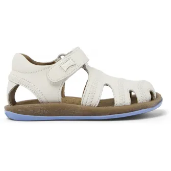 Camper, Sandale fisherman de piele Bicho, Alb, 25 EU