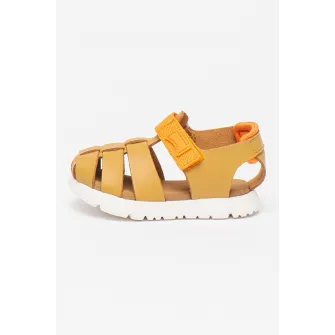 Camper, Sandale fisherman de piele Oruga 737, Maro camel, 25 EU