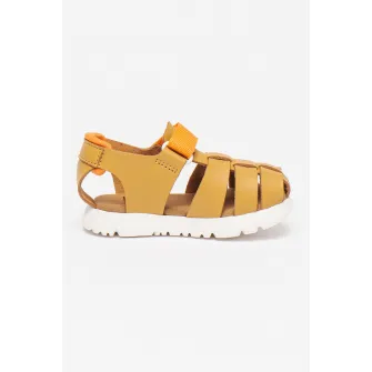 Camper, Sandale fisherman de piele Oruga 737, Maro camel, 25 EU