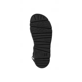 Camper, Sandale flatform de piele, Negru, 36