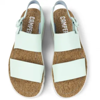 Camper, Sandale slingback de piele Oruga 25747, Albastru, 38