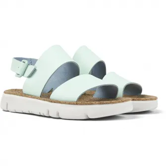Camper, Sandale slingback de piele Oruga 25747, Albastru, 40