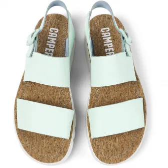 Camper, Sandale slingback de piele Oruga 25747, Albastru, 40