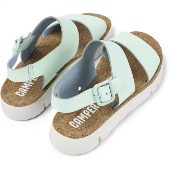 Camper, Sandale slingback de piele Oruga 25747, Albastru, 41