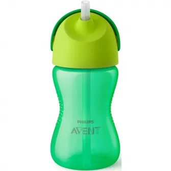 Cana cu pai Philips Avent SCF798/01, 12 luni, 300 ml, Verde