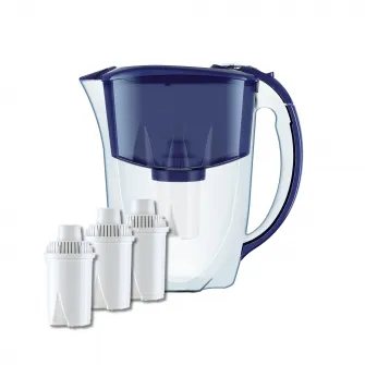 Cana filtranta Aquaphor Ideal Albastru cu 3 filtre