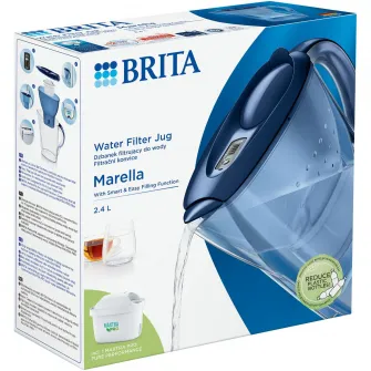 Cana filtranta Brita Marella Maxtra PRO, 2.4L, albastra