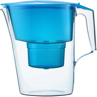 Cana filtranta cu 3 cartuse Maxfor Aquaphor, model Time Blue