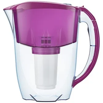 Cana filtranta cu filtru Aquaphor A5, model Arctic visiniu