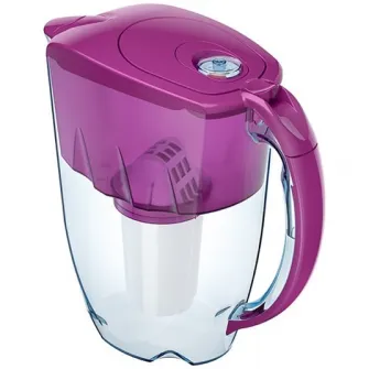 Cana filtranta cu filtru Aquaphor A5, model Arctic visiniu