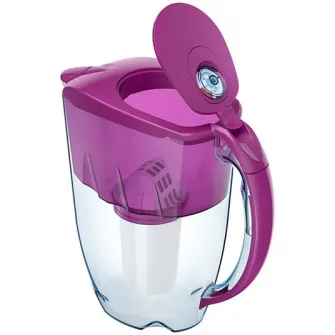 Cana filtranta cu filtru Aquaphor A5, model Arctic visiniu