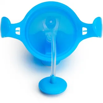 Cana Munchkin, Any Angle, Click Lock, Cu Pai Flexibil Si Manere, 207ml, 6L+, Blue