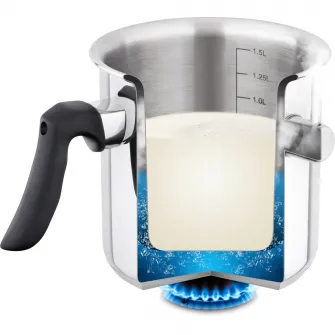 Cana pentru fiert lapte Lamart, inductie, 1.5L