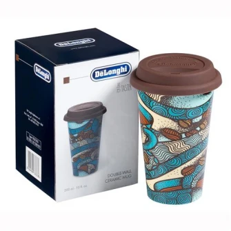 Cana termica De'Longhi THE TASTER, Ceramica, Perete dublu, 300 ml