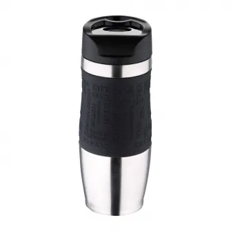 Cana termos Bergner Black Travel, 400ml