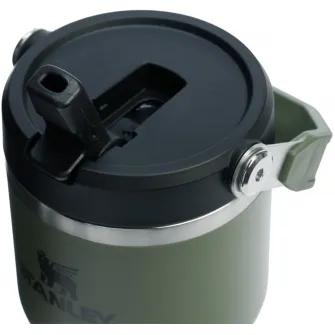 Cana termos cu pai pliabil Stanley The IceFlow Flip Straw 2.0 Tumbler 0.6L, 10-12044-051, verde