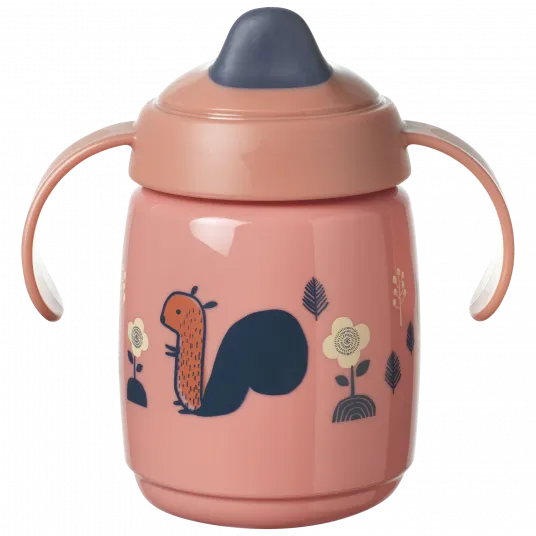 Cana Tommee Tippee Sippee cu protectie BACSHIELD в„ў si capac, 300 ml, 6 luni +, Roz, 1 buc