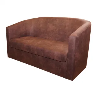 Canapea Nefmob Fretta 120x60x70 cm, culoare Maro Antichizat