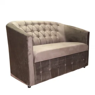 Canapea Nefmob Ospite, dimensiune 120x60x80, culoare maro