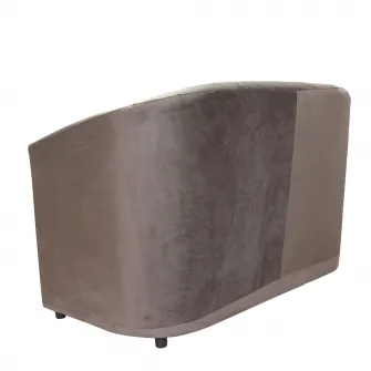 Canapea Nefmob Ospite, dimensiune 120x60x80, culoare maro